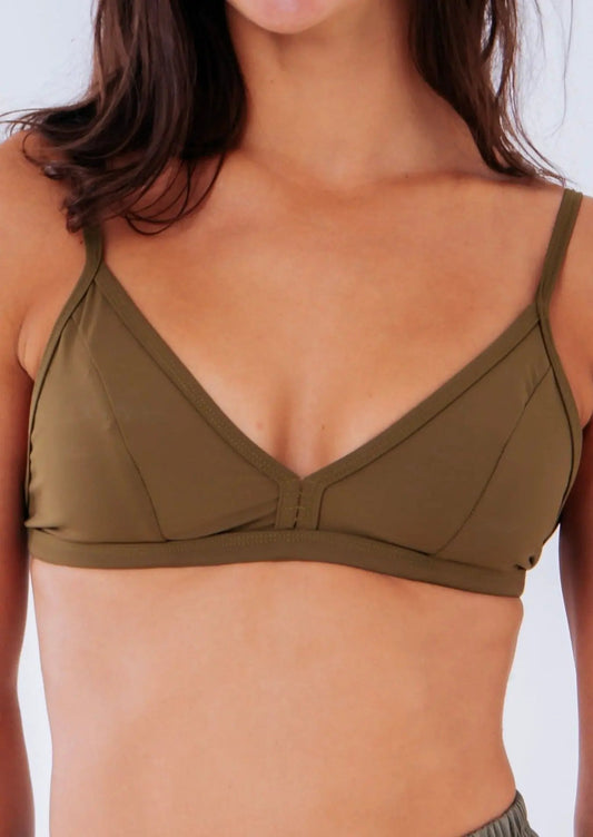 top nostalgic minimal oliva Drill