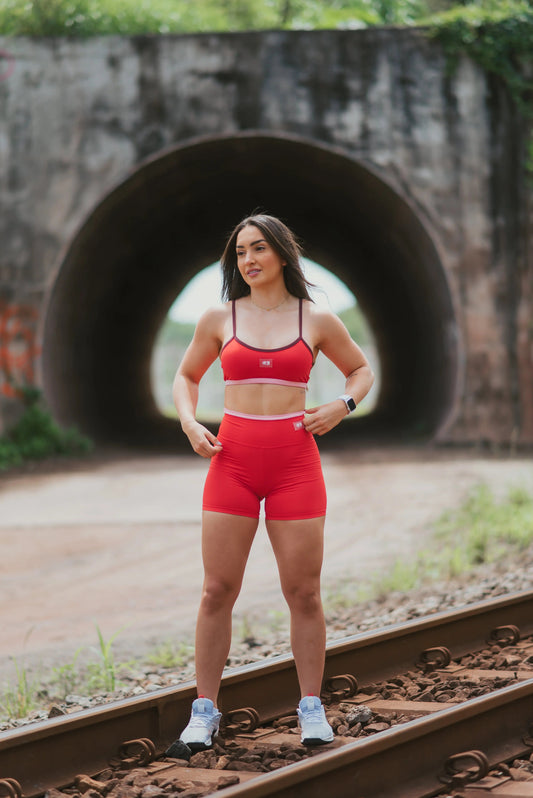 short one feminino tunnel narn Drill