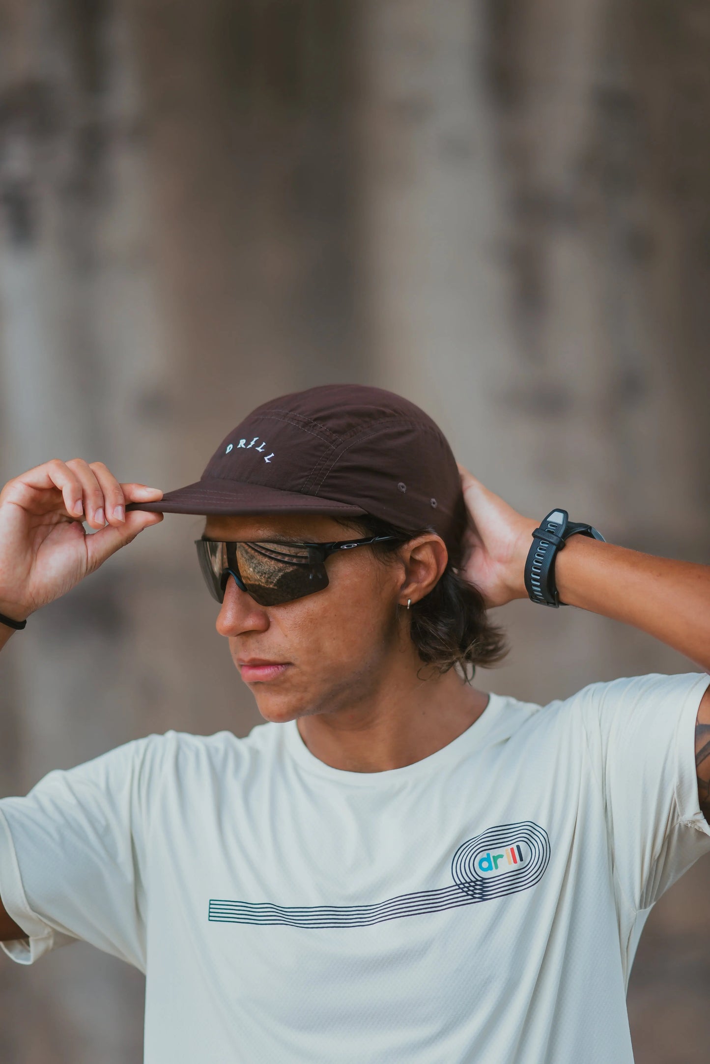 boné five panel tunnel drill Drill