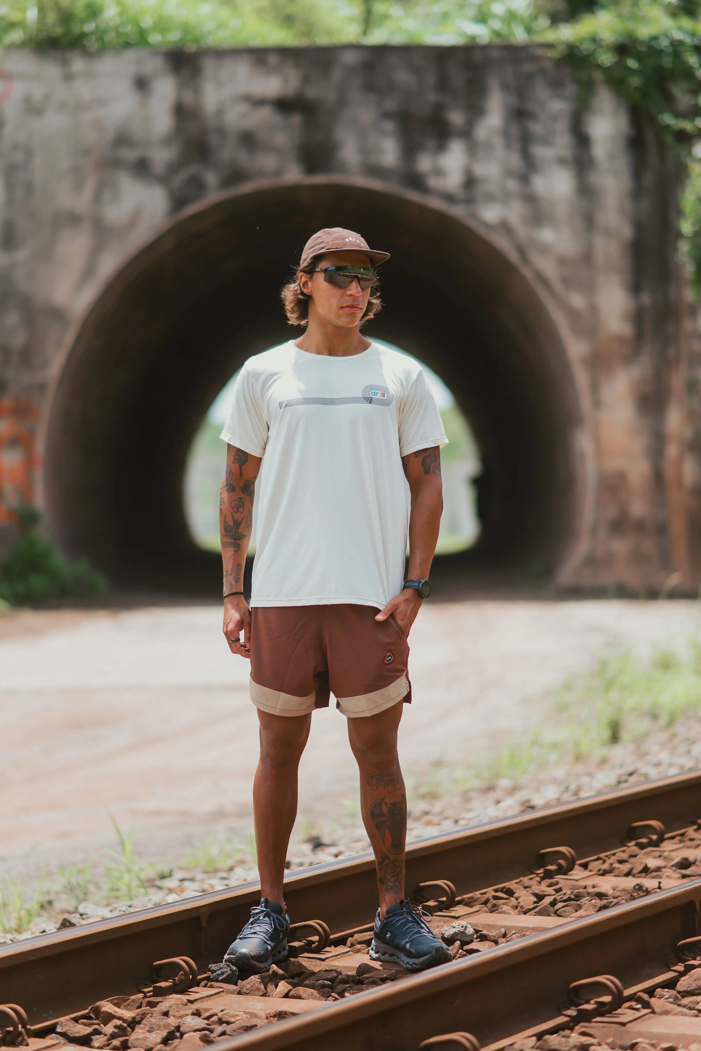 camisa elite tunnel offwhite Drill