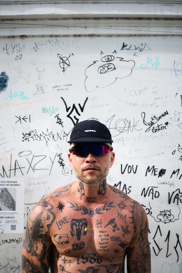 boné five panel blackblack