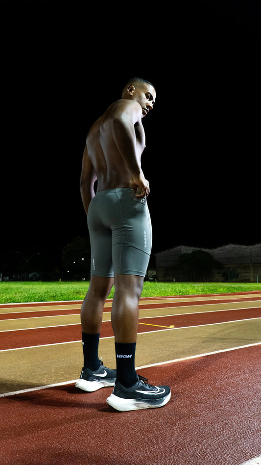 bermuda compressão faded cinza Drill