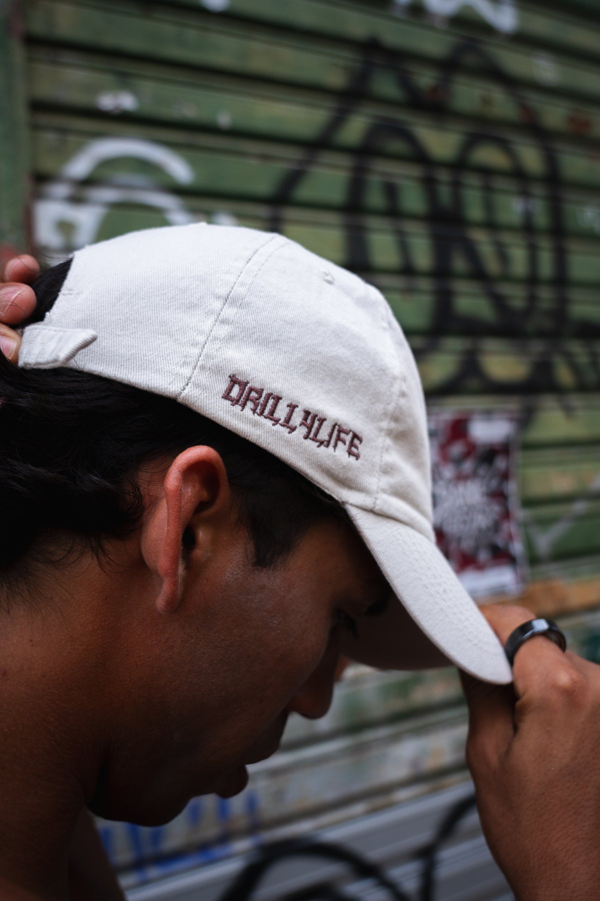 boné dad hat D4L offwhite
