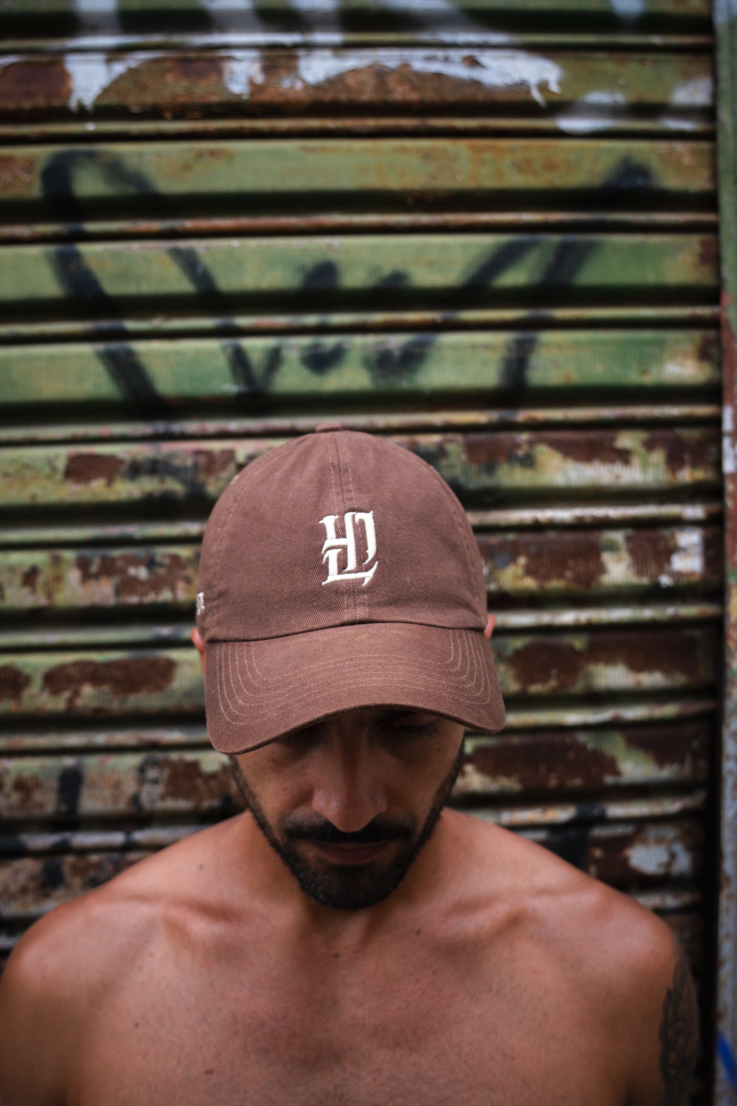 boné dad hat D4L brown