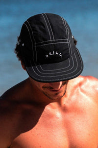 boné five panel black Drill