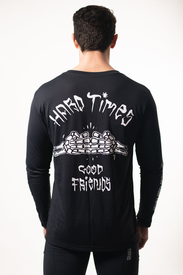 camisa manga longa dev hard times